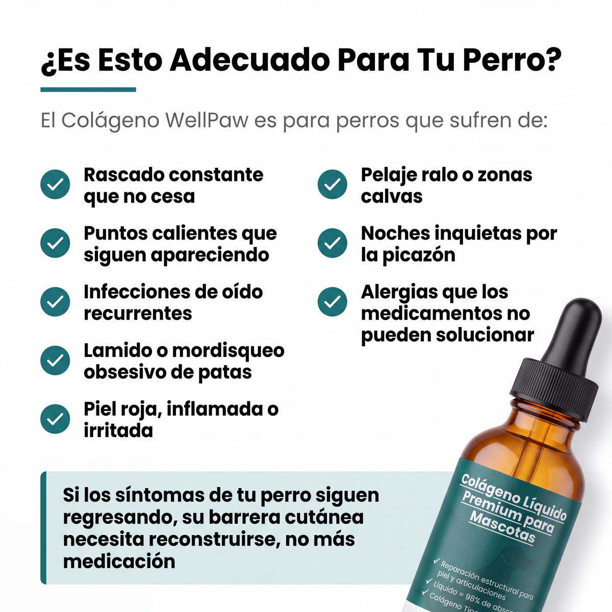 Colágeno Líquido Premium para Mascotas