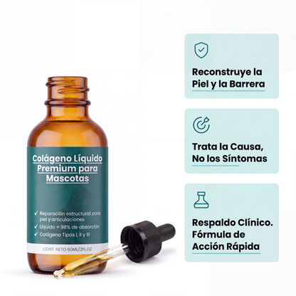 Colágeno Líquido Premium para Mascotas